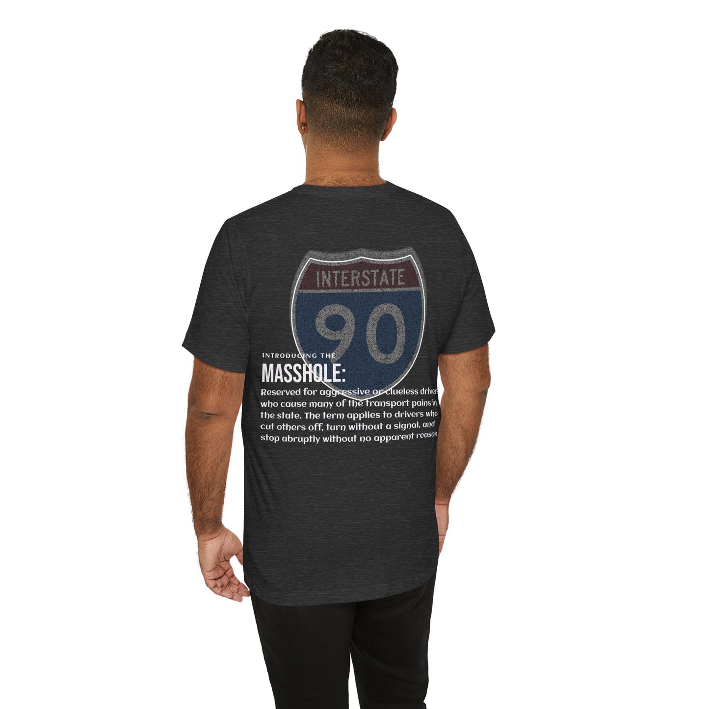 Massachusetts  I-90 Highway Route Tee Shirt