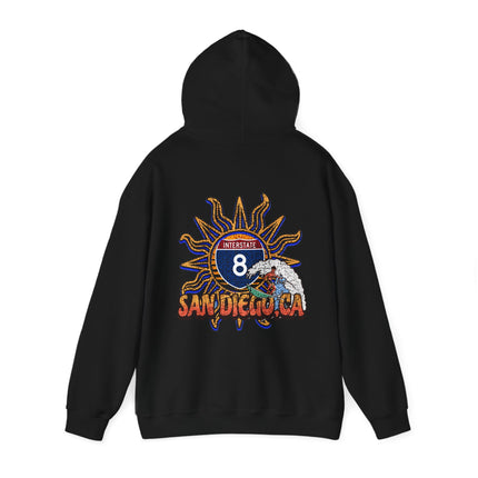 I-8, SAN DIEGO ,CA,  Hooded Sweatshirt