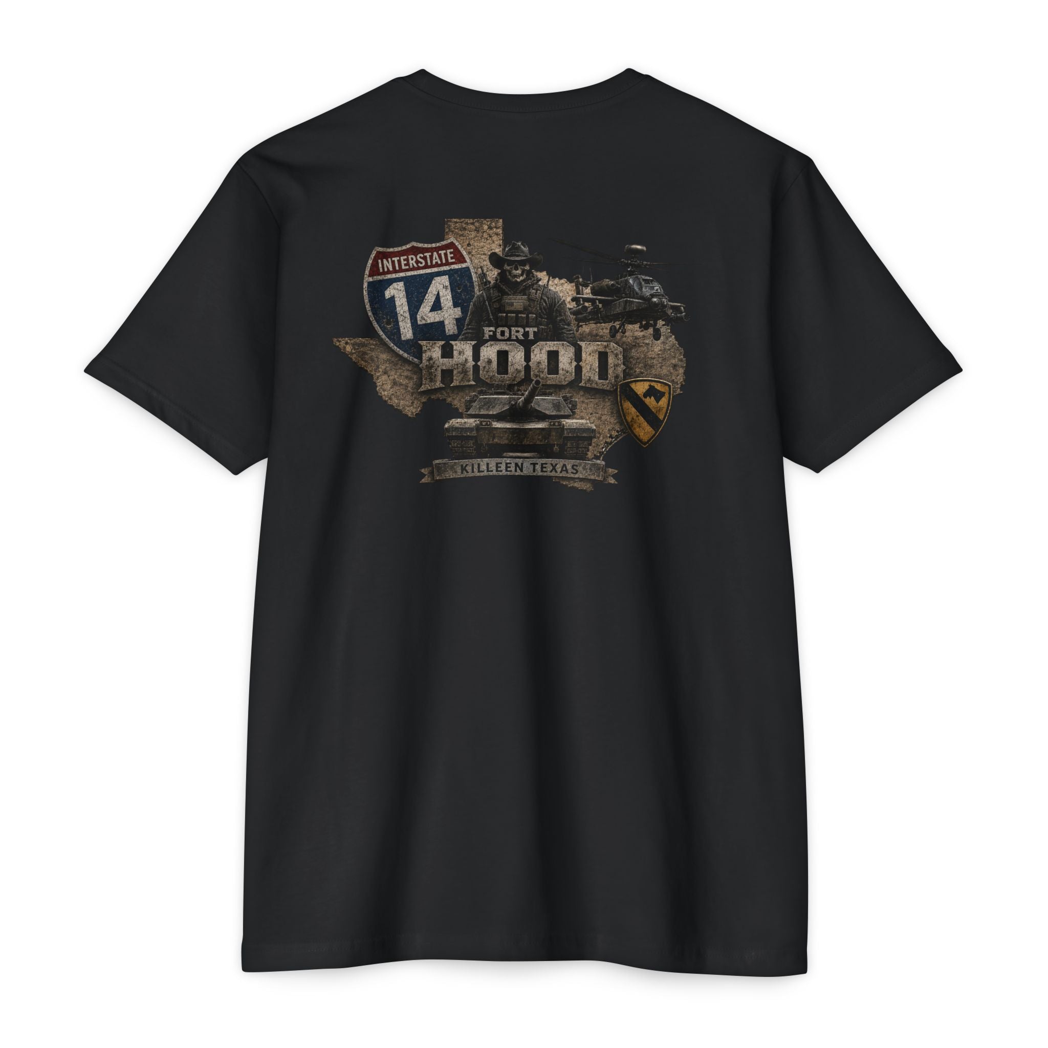 Interstate 14 Fort Hood Texas Military Tribute Tee