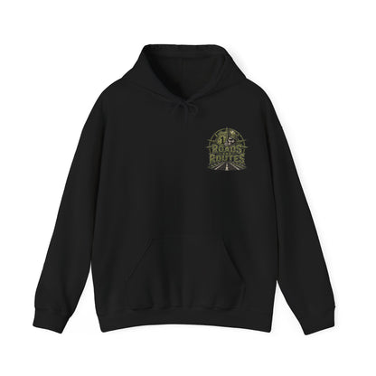 Interstate 185  Columbus, Georgia Military Route Hooded Sweatshirt