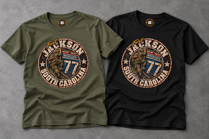 Interstate 77 Columbia, South Carolina Military Route T-Shirt