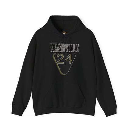 Hooded Sweatshirt Nashville Highway Route 24 Road Trip Soft Blend Apparel