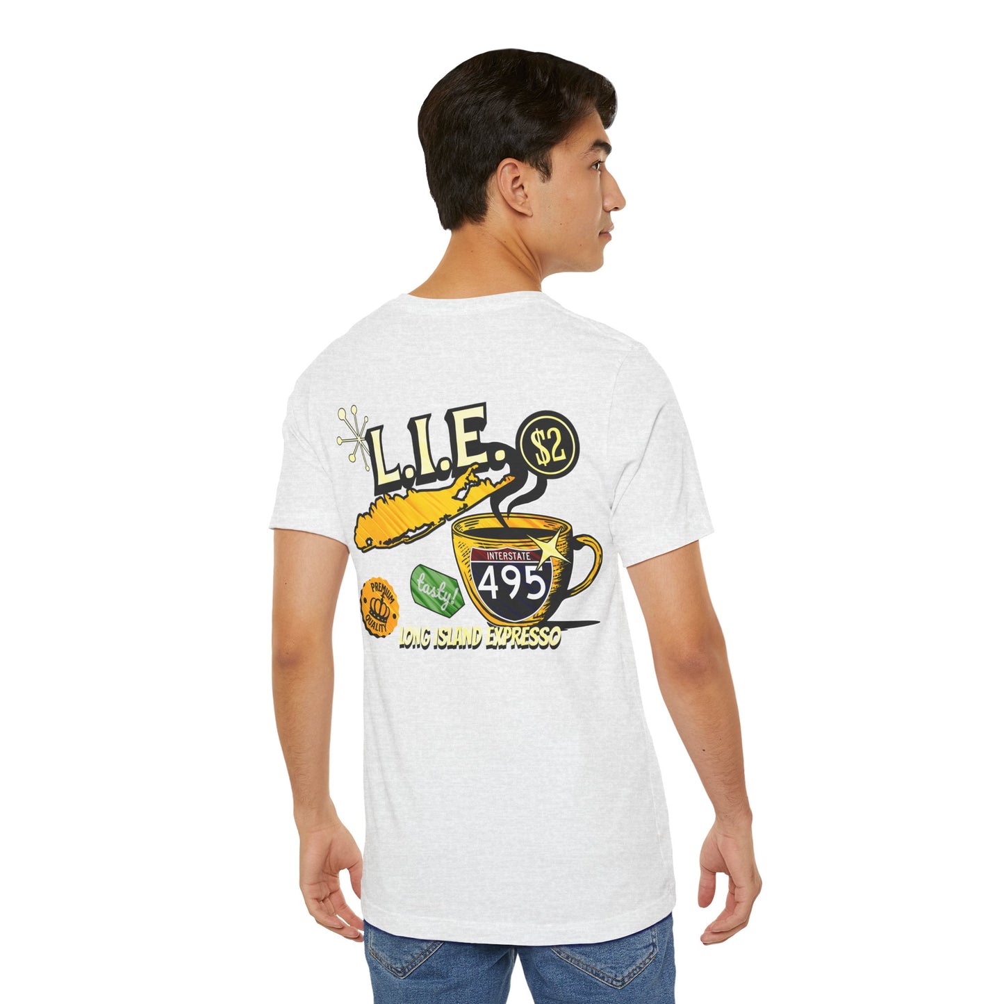 I-495, LONG ISLAND EXPRESSO Highway Route Tee