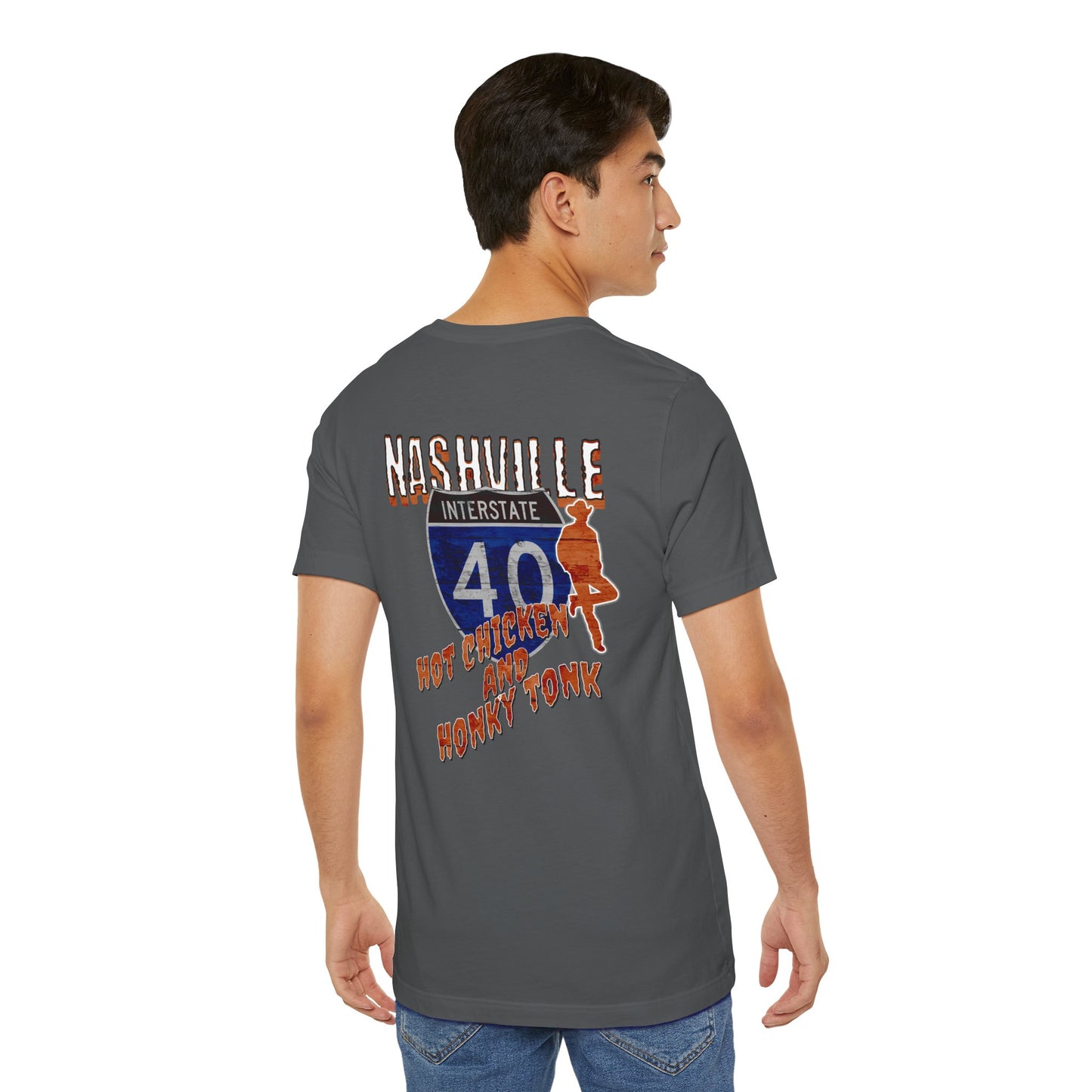 Nashville Interstate 40 Road Trip Country Music Tee