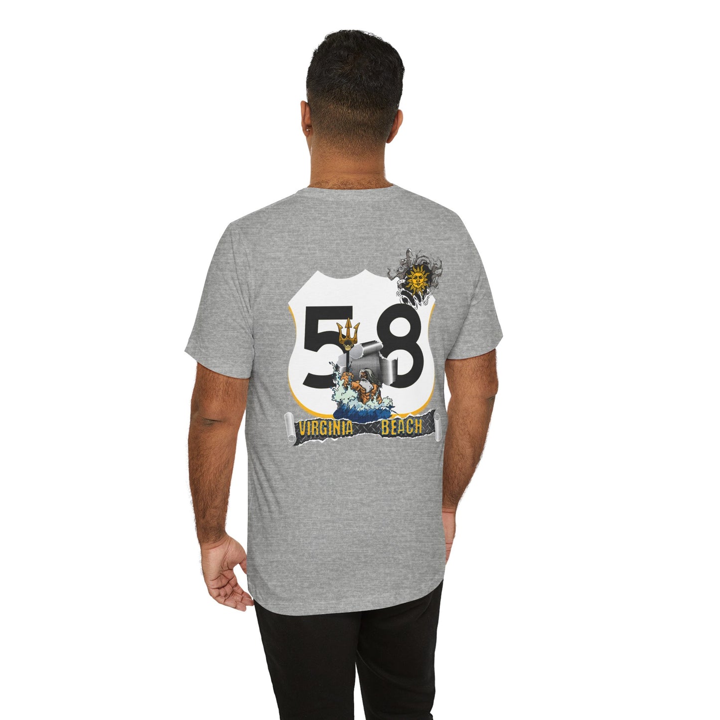 Route 58 Virginia Beach Road Trip T-Shirt