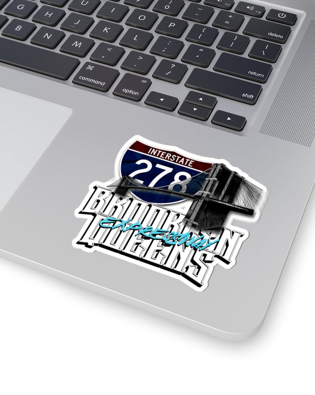 stickers-Interstate 278 Brooklyn Queens Expressway Pothole Highway