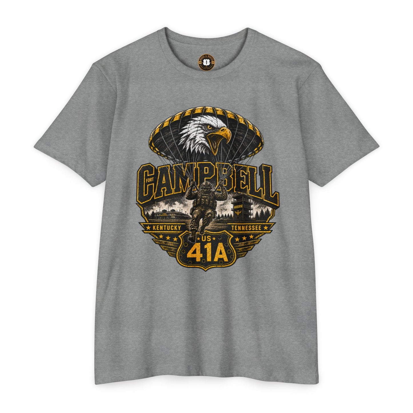 Fort Campbell Route 41A T-Shirt | 101st Airborne Army Veteran Tee