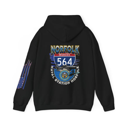 I-564 NORFOLK NAVAL BASE, VA,  -Unisex Heavy Blend™ Hooded Sweatshirt