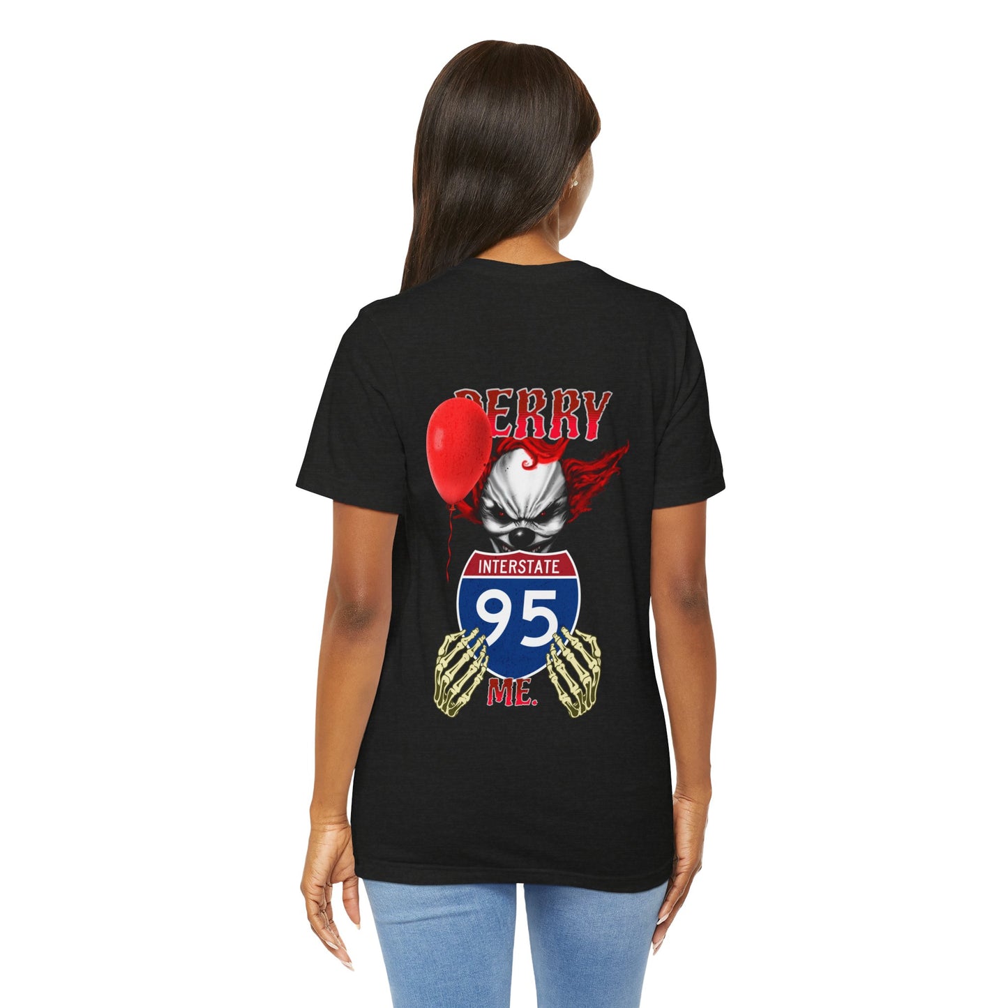 Horror Tee - Derry Maine Interstate 95 Scary Highway Route