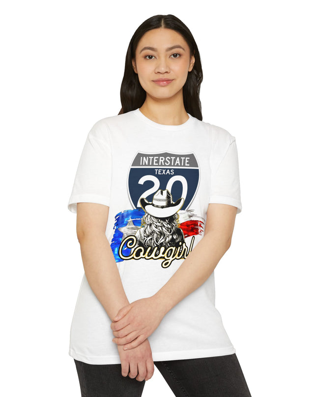 Interstate 20 Cowgirl Road Trip T-shirt