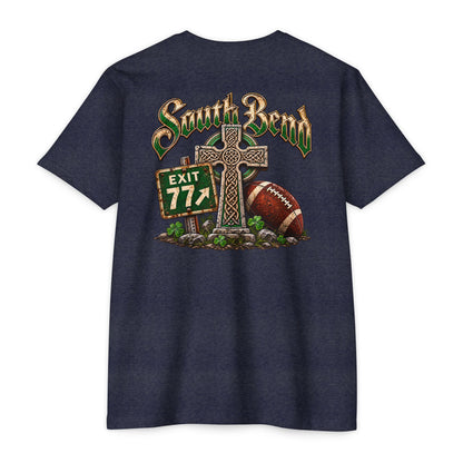 Exit 77 South Bend Indiana Tee Retro Highway Sign Shirt