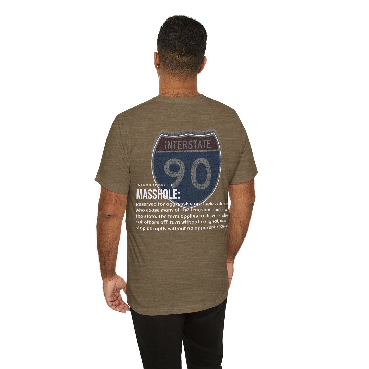 Massachusetts  I-90 Highway Route Tee Shirt