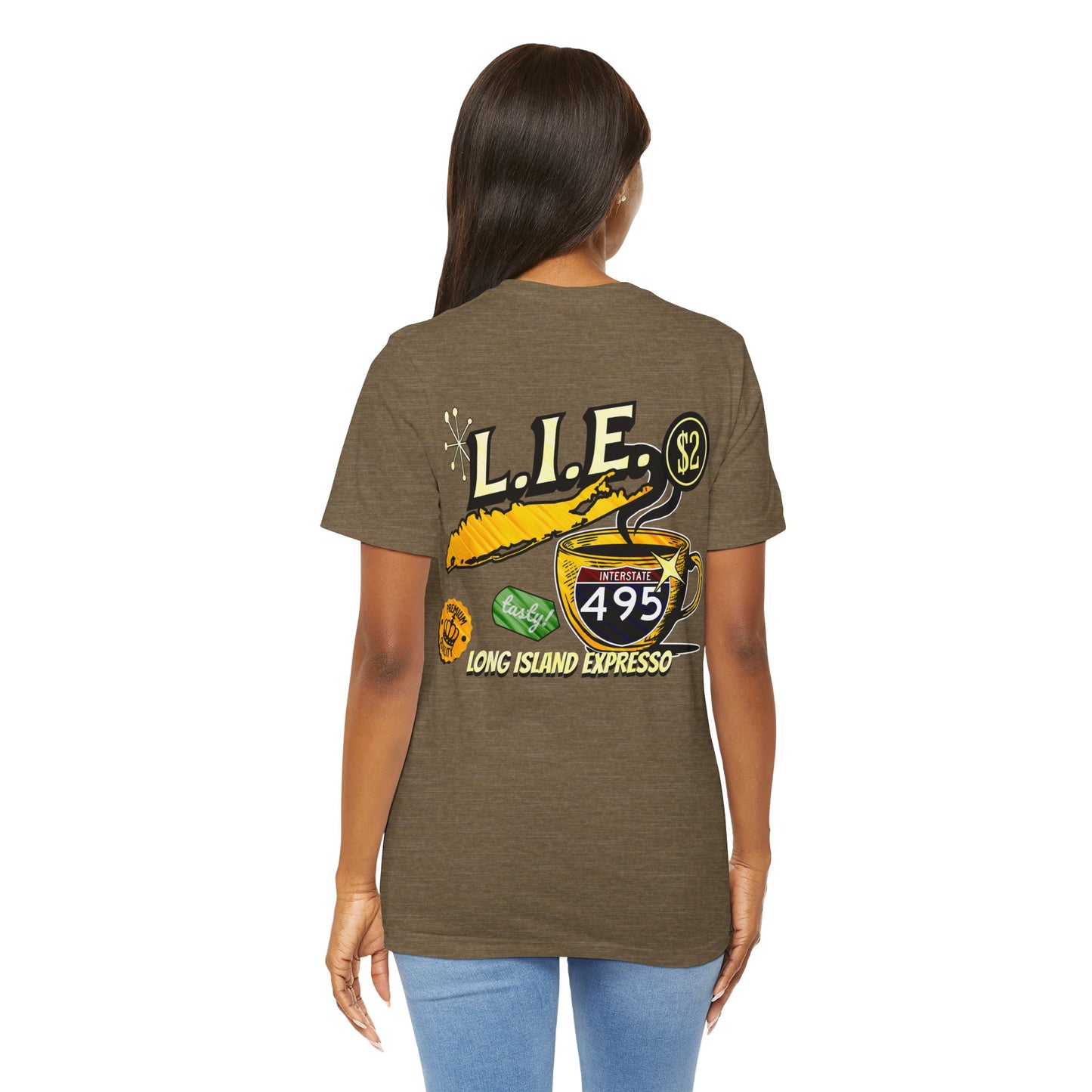 I-495, LONG ISLAND EXPRESSO Highway Route Tee