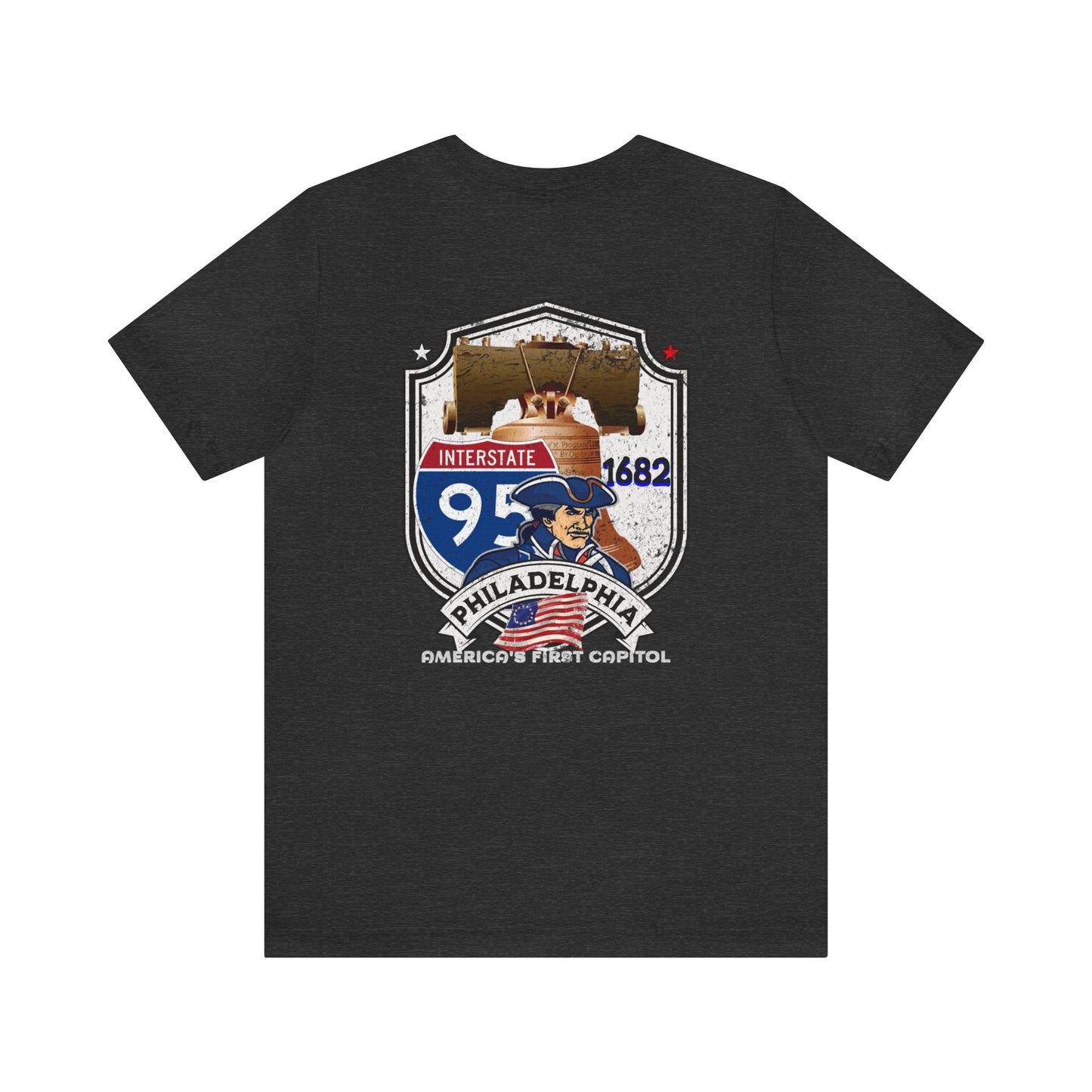 i-95 Philadelphia, Unisex Jersey Short Sleeve Tee