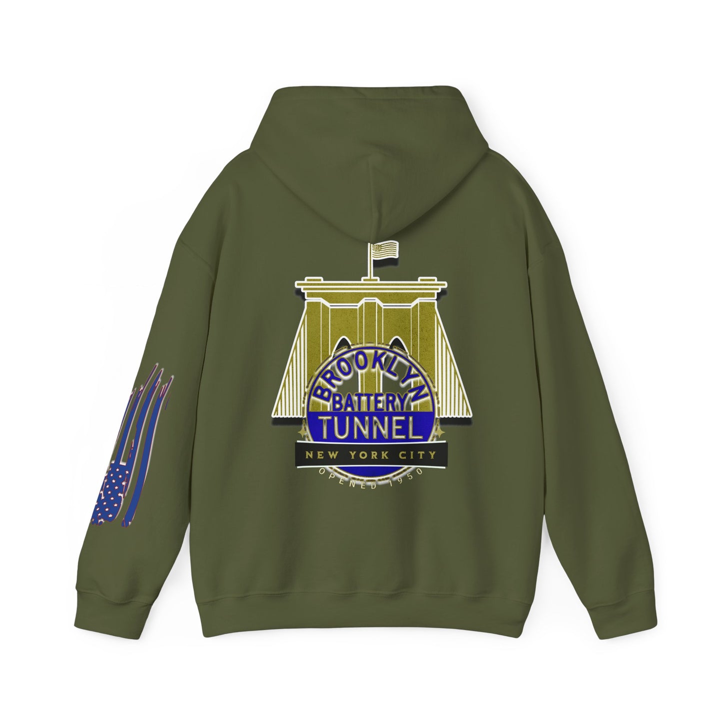 BROOKLYN BATTERY TUNNEL, Unisex Heavy Blend™ Hooded Sweatshirt