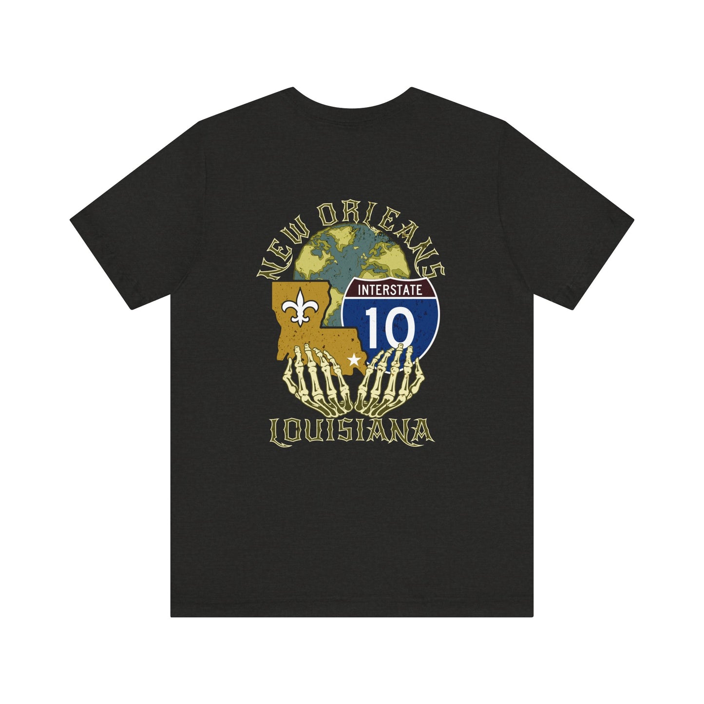 New Orleans Interstate 10 Highway Route Tee