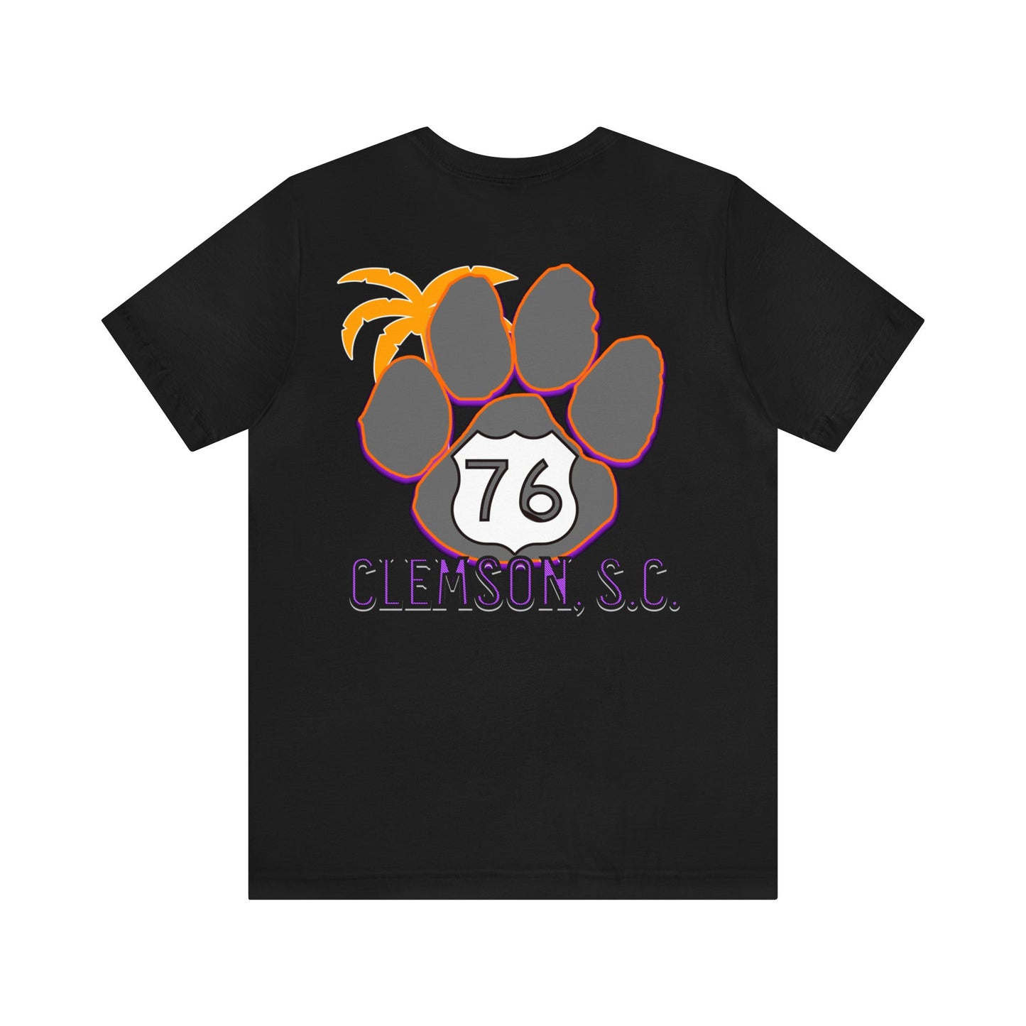 RT 76, CLEMSON, SC, Unisex Jersey Short Sleeve Tee