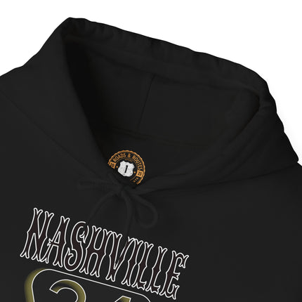 Hooded Sweatshirt Nashville Highway Route 24 Road Trip Soft Blend Apparel