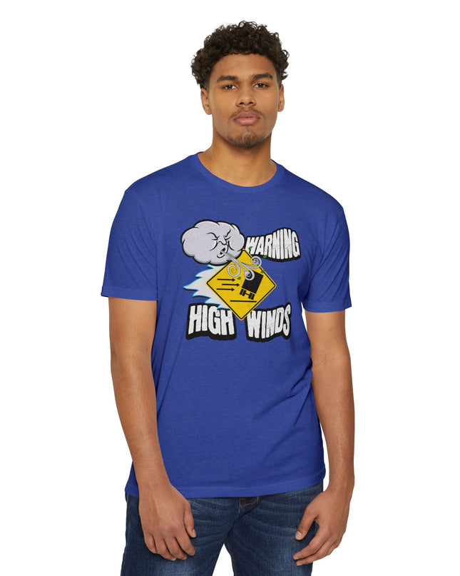 Funny Warning High Winds T-shirt