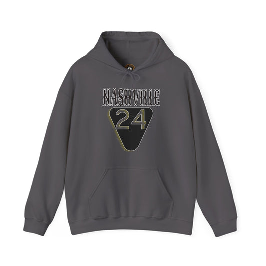 Hooded Sweatshirt Nashville Highway Route 24 Road Trip Soft Blend Apparel