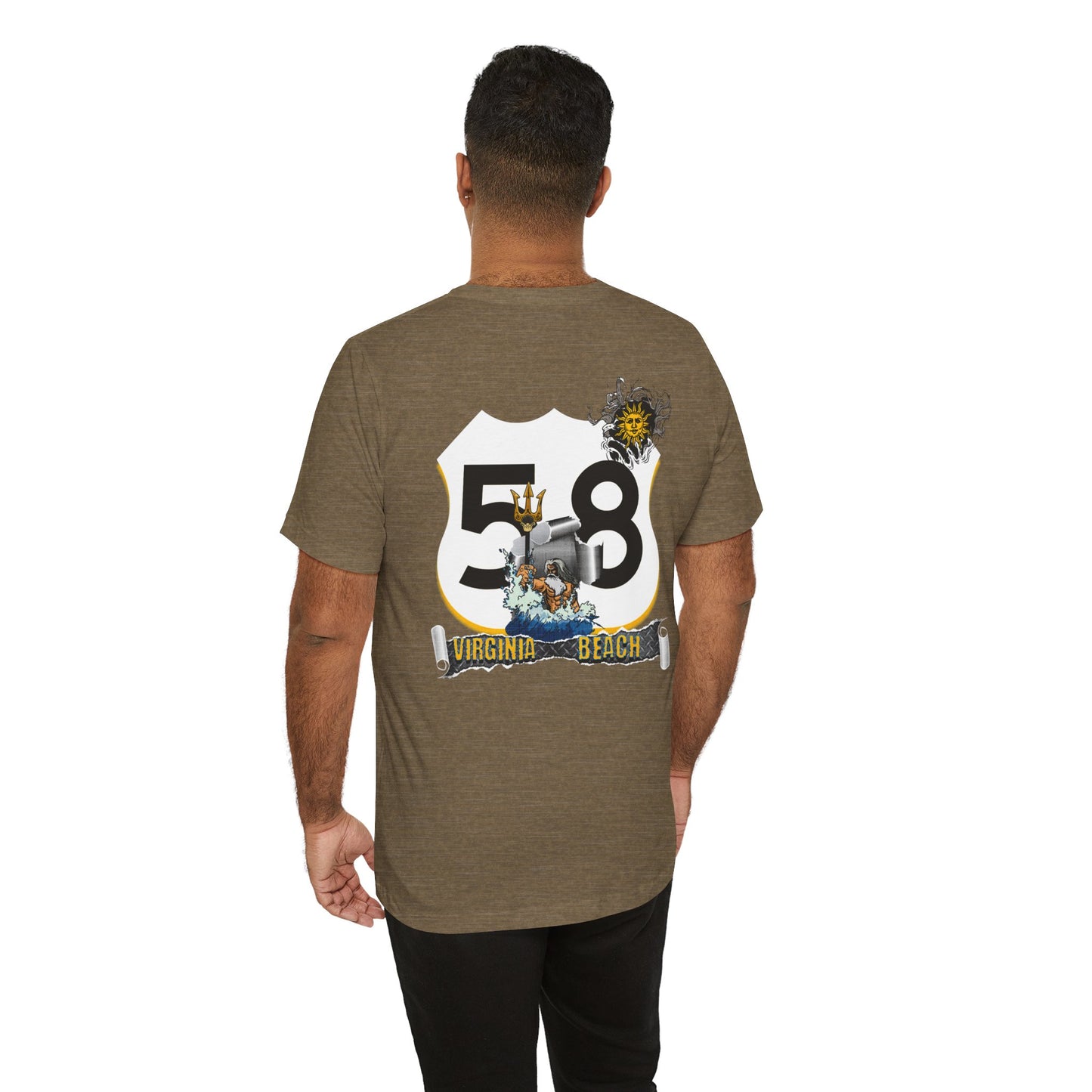 Route 58 Virginia Beach Road Trip T-Shirt