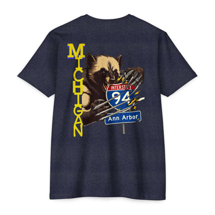 T-Shirt - Interstate 94 Ann Arbor Michigan Road Trip Tailgating Wolverine Country