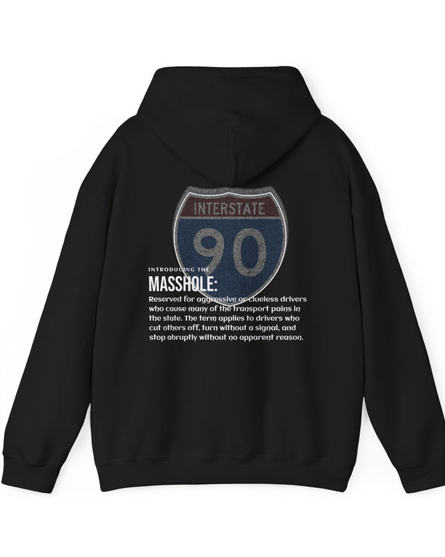 Masshole Interstate 90 Hoodie