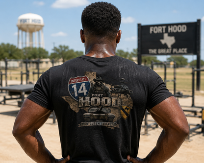 Fort Hood Interstate 14 Military Tribute Tee