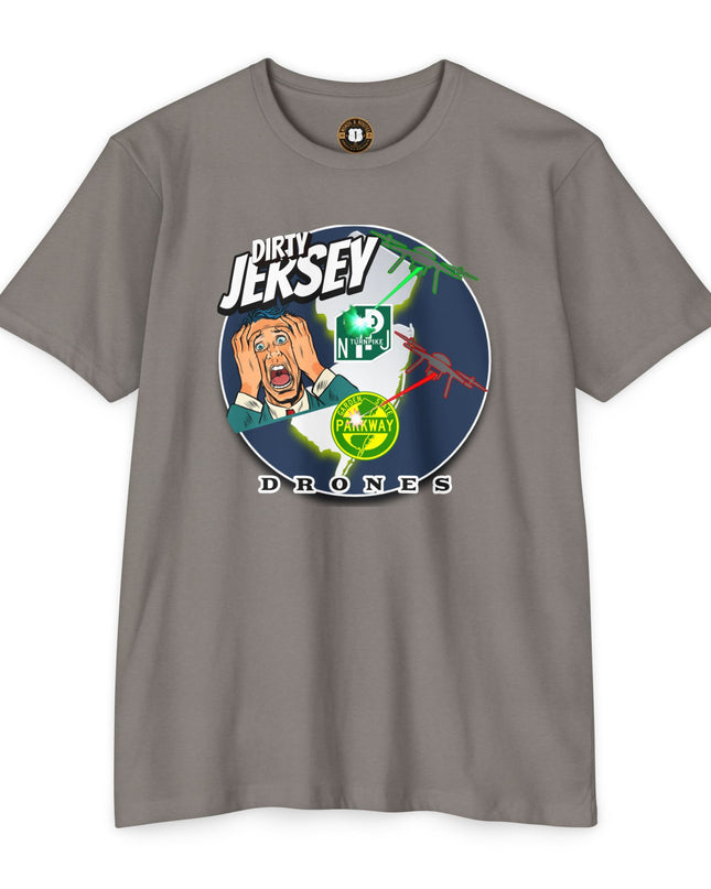 T-Shirt: Dirty Jersey Drone Panic