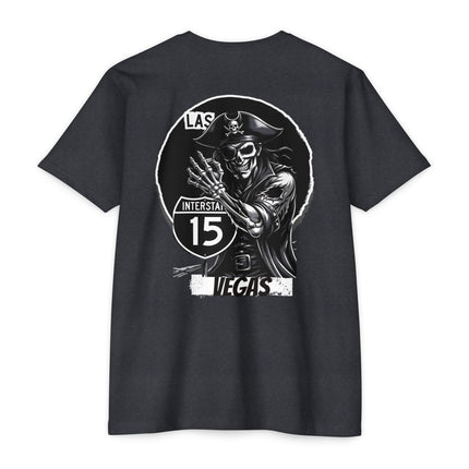 Las Vegas  Interstate 15 Silver and Black Pride Tee, The pirate has moved to the desert