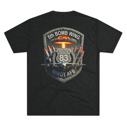 Minot Air Force Base ND Route 83 5th Bomb Wing Crew Tee
