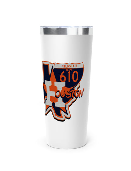Tumbler - Houston Texas Interstate 610 Design - Roads and Routes Apparel