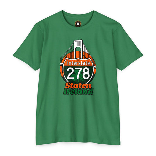 Interstate 278 Staten Ireland  Tee – NYC St. Patrick’s Day Edition