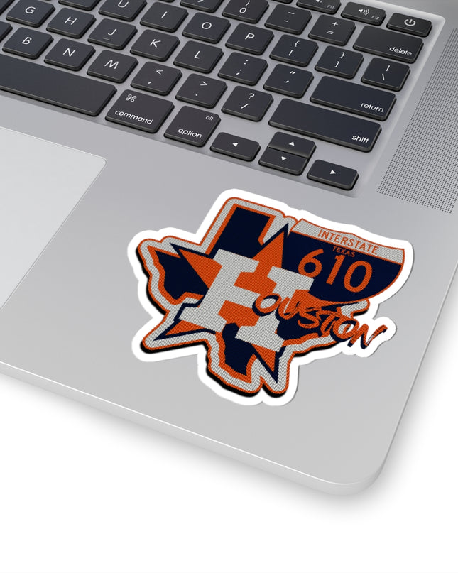 Stickers - Houston Texas Interstate 610 Astros Fan Road Trip Travel Design