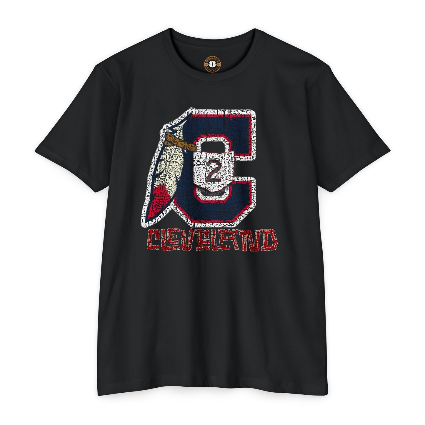 Cleveland  Vintage Route 2 T-Shirt — Ohio Fan Base Local Pride Tee