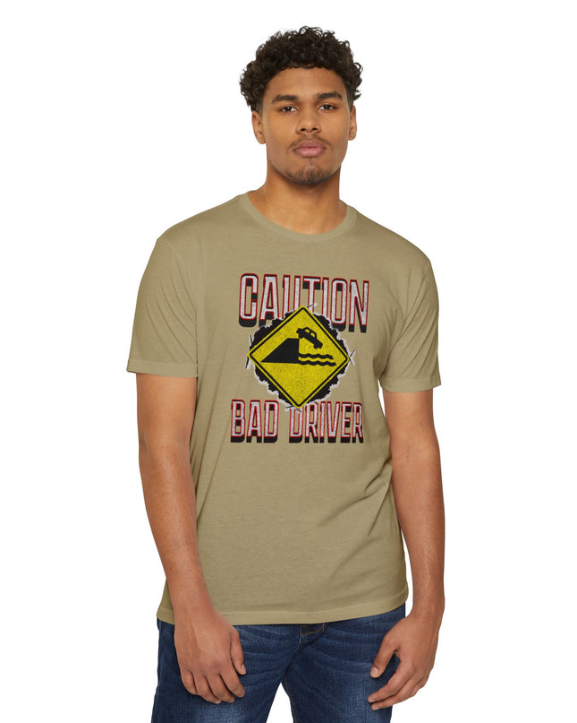 Funny Caution Bad Driver T-shirt