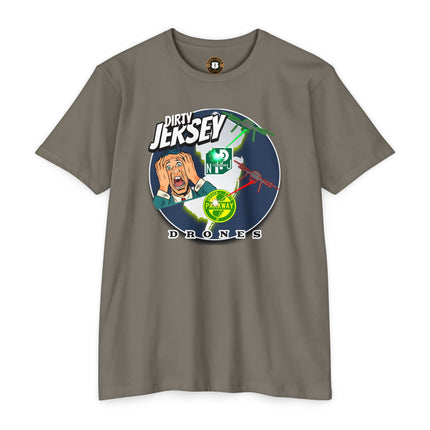 T-Shirt: Dirty Jersey Drone Panic