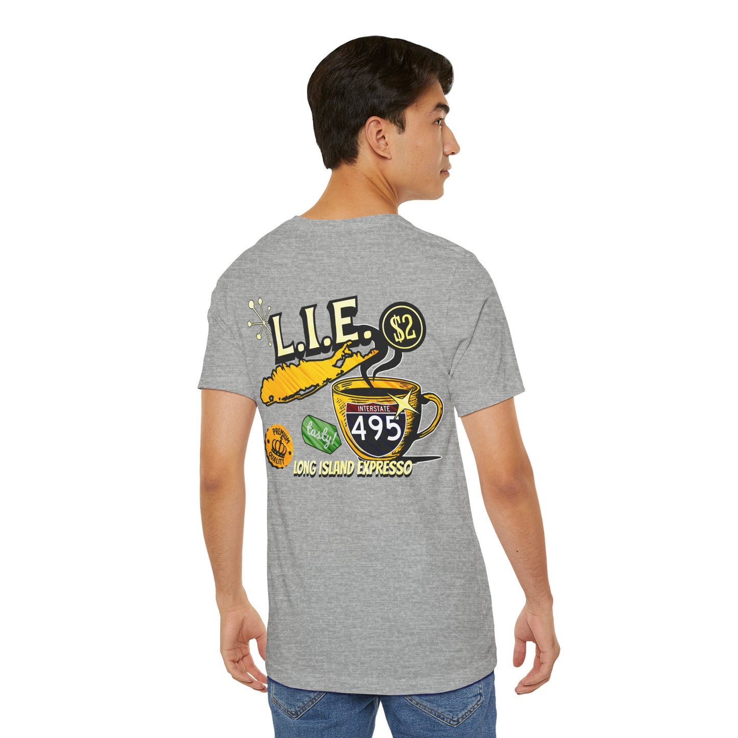 I-495, LONG ISLAND EXPRESSO Highway Route Tee