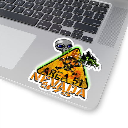 Sticker Sheet - Nevada Route 375 Area 51 Aliens Secret Base