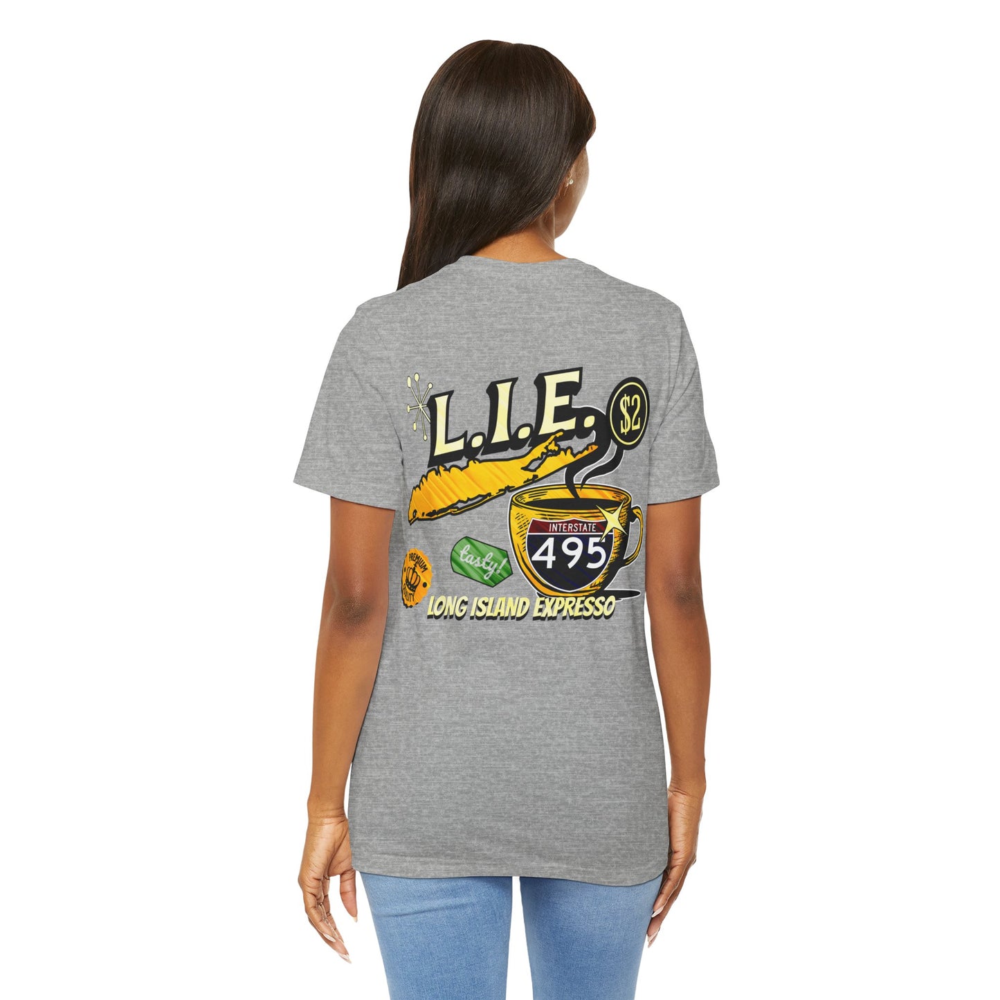 I-495, LONG ISLAND EXPRESSO Highway Route Tee