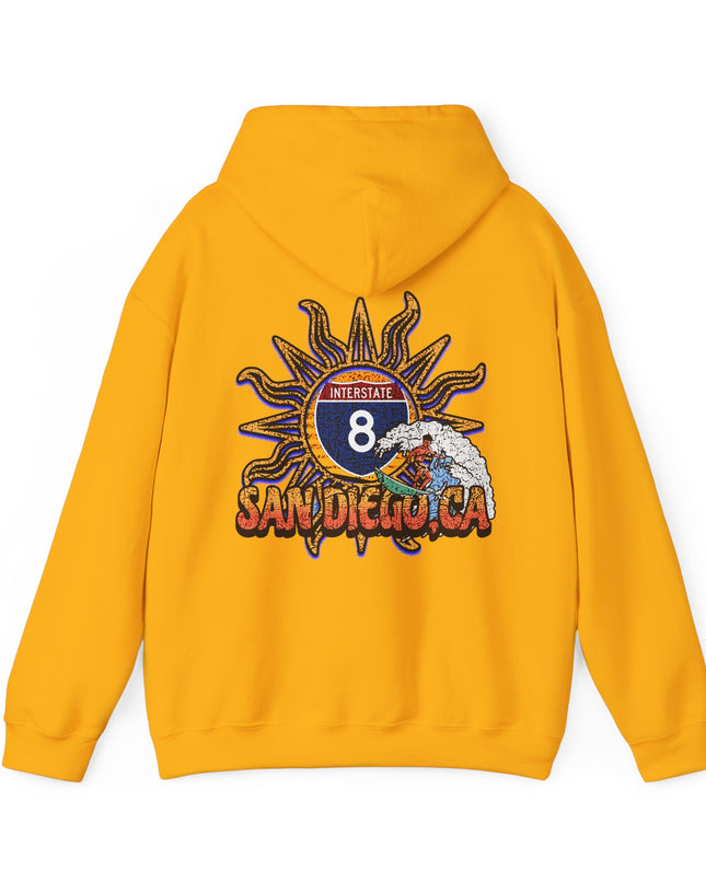 I-8, SAN DIEGO ,CA,  Hooded Sweatshirt