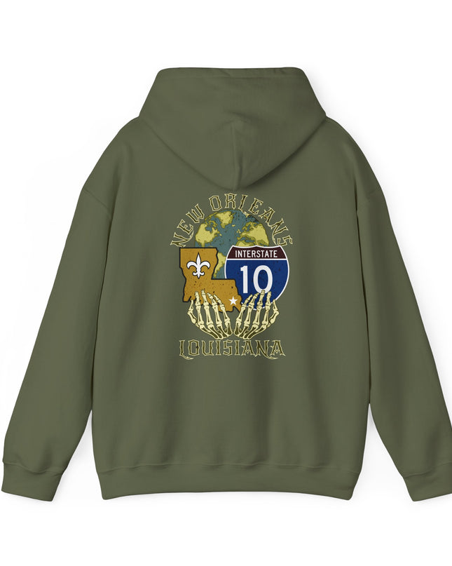Interstate 10 New Orleans Hoodie