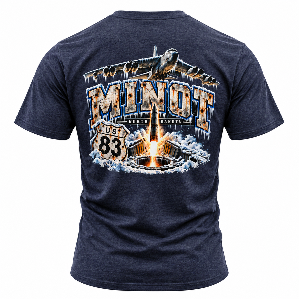 US Route 83 | Minot, North Dakota Military Route T-Shirt
