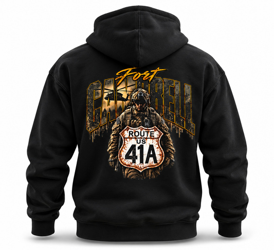 Route 41A Fort Campbell Kentucky Tennessee Sweatshirt