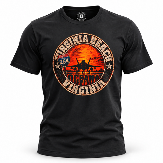Oceana I-264 Virginia Beach T-Shirt  Veteran and Active Duty