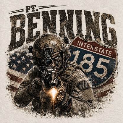 Ft. Benning  Infantry Tee Interstate 185