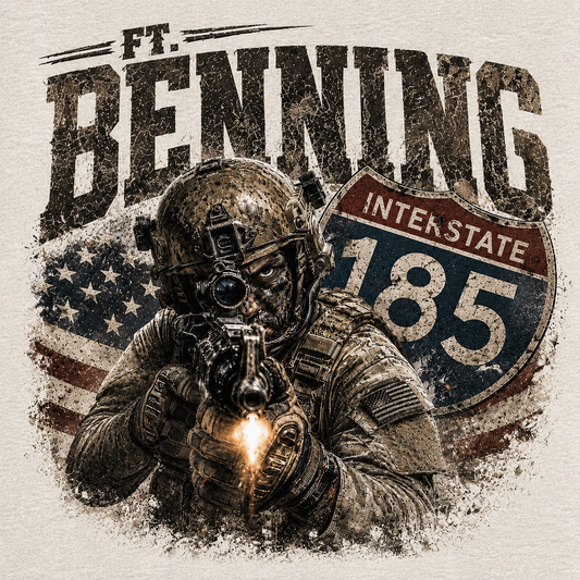 Ft. Benning  Infantry Tee Interstate 185