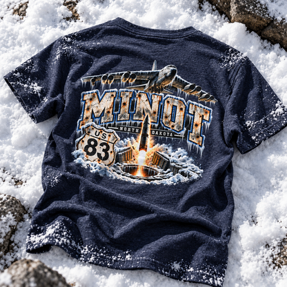 US Route 83 | Minot, North Dakota Military Route T-Shirt