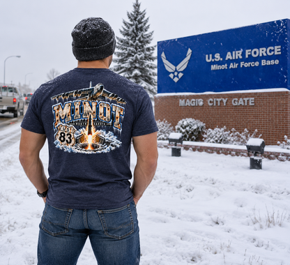 US Route 83 | Minot, North Dakota Military Route T-Shirt