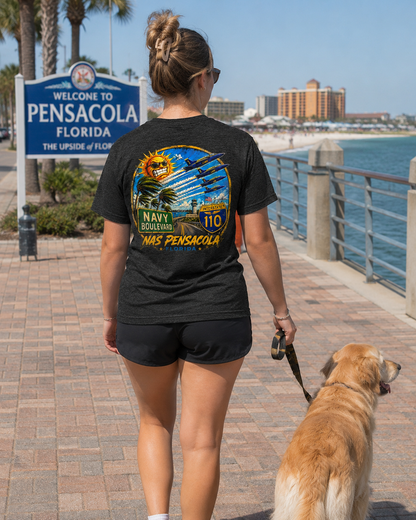 NAS Pensacola Navy Boulevard T‑Shirt Interstate 110